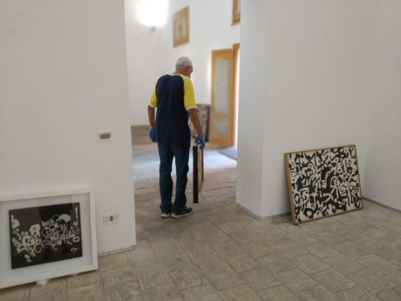 ARTE: lavori in corso a Marsala per la grande mostra su Accardi e Sanfilippo