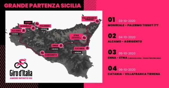 SPORT/Giro d’Italia: un video celebra il matrimonio fra Etna e ciclismo