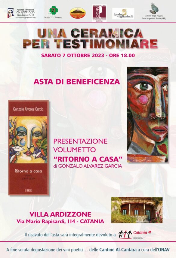 VINI: arte, poesia, solidarietà. L’asta di Al-Cantàra per AIL e la ricerca contro la leucemia. Sabato 7 ottobre