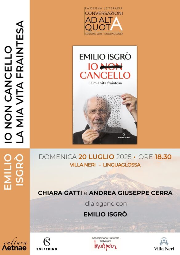 LIBRI/Etna: Conversazioni ad alta quota, Emilio Isgrò e Nadia Terranova a Linguaglossa