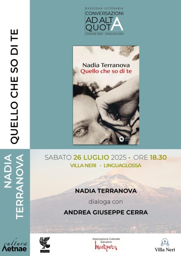 LIBRI/Etna: Conversazioni ad alta quota, Emilio Isgrò e Nadia Terranova a Linguaglossa