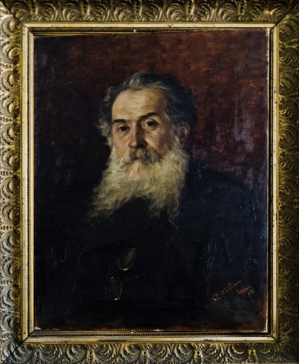 ALESSANDRO ABATE_Ritratto di Francesco di Bartolo, olio su tela_FRONTE ARTE: a Catania mostra di Francesco di Bartolo, incisore e ritrattista di Casa Savoia
