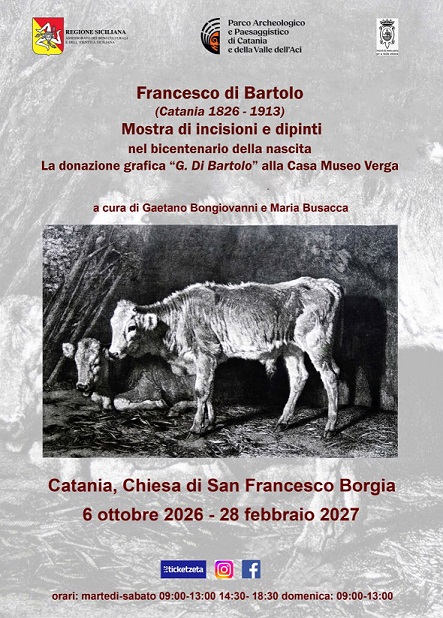FdB_Locandina ARTE: a Catania mostra di Francesco di Bartolo, incisore e ritrattista di Casa Savoia